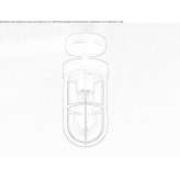 Zinc outdoor ceiling lamp Bogza
