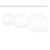 Aluminiowa lampa sufitowa zewnętrzna LED z możliwością ściemniania Poporogi
