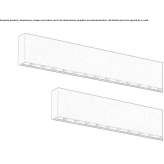 Aluminiowa lampa sufitowa zewnętrzna LED z możliwością ściemniania Chantada