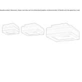 Aluminiowa lampa sufitowa zewnętrzna LED z możliwością ściemniania Poporogi