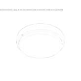 Outdoor LED ceiling lamp made of polycarbonate Poio