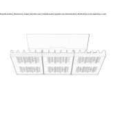 Outdoor LED ceiling lamp made of aluminum Metford
