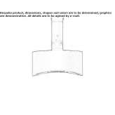 Zewnętrzna lampa sufitowa LED z aluminium Zamch