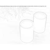 Outdoor table lamp in fluorescent polycarbonate Ternitz