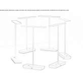 Aluminum outdoor LED table lamp Gudul