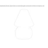 Decorative table lamp Guariba