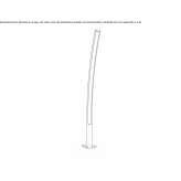 Lampa podłogowa LED z wytłaczanego aluminium Cokesina