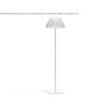 Aluminiowa lampa podłogowa LED Roeux