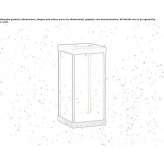 Brass LED floor lamp Sinanche