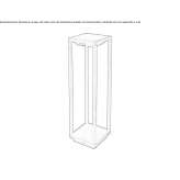 Lampa podłogowa LED z odlewanego ciśnieniowo aluminium, zasilana energią słoneczną Hoerden
