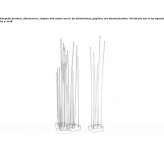 Methacrylate floor lamp Karise