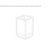LED floor lamp made of glass Cieladz