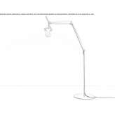 Adjustable aluminum LED floor lamp Thedford