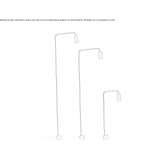 Aluminum LED floor lamp Chepes