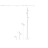 Adjustable aluminum floor lamp Dudu