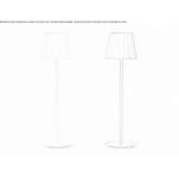 Aluminiowa lampa podłogowa Pennisi