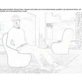 Armchair/floor lamp Daratsos