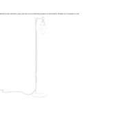 Polycarbonate floor lamp Balerno