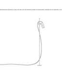 Adjustable LED floor lamp Garat