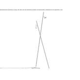 Adjustable LED floor lamp Garat