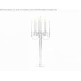 LED floor lamp made of chrome steel Gadinti