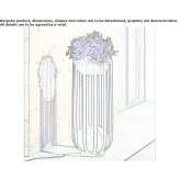 Polyethylene flowerpot/floor lamp Melida