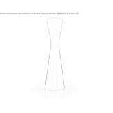 Polyethylene floor lamp Paulis