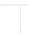 Floor lamp made of aluminum and PVC Prouvy
