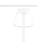 Aluminiowa lampa podłogowa LED Picholco