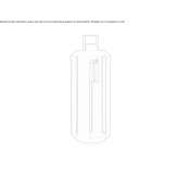 Metalowa lampa podłogowa LED Rouvroy