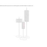 Lampa podłogowa LED z tkaniny Dingtuna