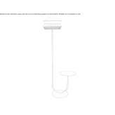 Lampa podłogowa LED z tkaniny Stanley