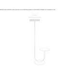 LED fabric floor lamp Stanley