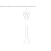 Aluminum floor lamp Jueri