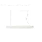 Outdoor hanging lamp made of synthetic fiber Topas