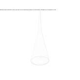 Zewnętrzna lampa wisząca LED z elastomeru termoplastycznego Fosston