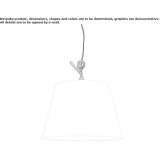 Outdoor fabric hanging lamp Thedford