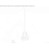 Metalowa lampa wisząca zewnętrzna Kaarina