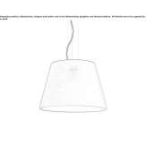 Outdoor fabric hanging lamp Thedford