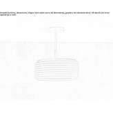 Aluminum outdoor hanging lamp Ocoyo