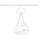 Adjustable aluminum LED pendant lamp for outdoor use Lanton