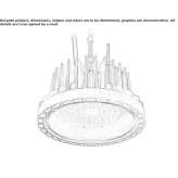 Zewnętrzna lampa wisząca LED z aluminium Flushing