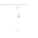 Outdoor LED hanging lamp made of synthetic fiber Tililan