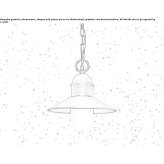 Metalowa lampa wisząca zewnętrzna LED Seelbach