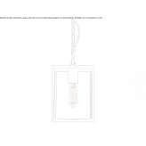 Outdoor LED hanging lamp made of glass and stainless steel Gemert