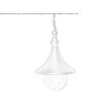 Outdoor pendant lamp in die-cast aluminum Curaca