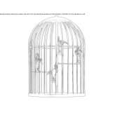 Handmade iron outdoor pendant lamp Linn