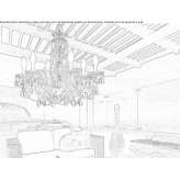 Outdoor hanging lamp made of polycarbonate Sinchao