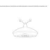 Aluminum outdoor LED hanging lamp on a cable Cazeres