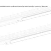 Aluminum external linear profile for ceiling mounting for LED modules Ivanec